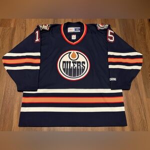 Edmonton Oilers Joffery Lupul CCM NHL Hockey Jersey Size XL